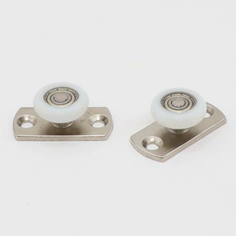 喜盾移门定位轮止摆器轴承尼龙消音超顺滑轮定位器23mm合金折叠下导轮