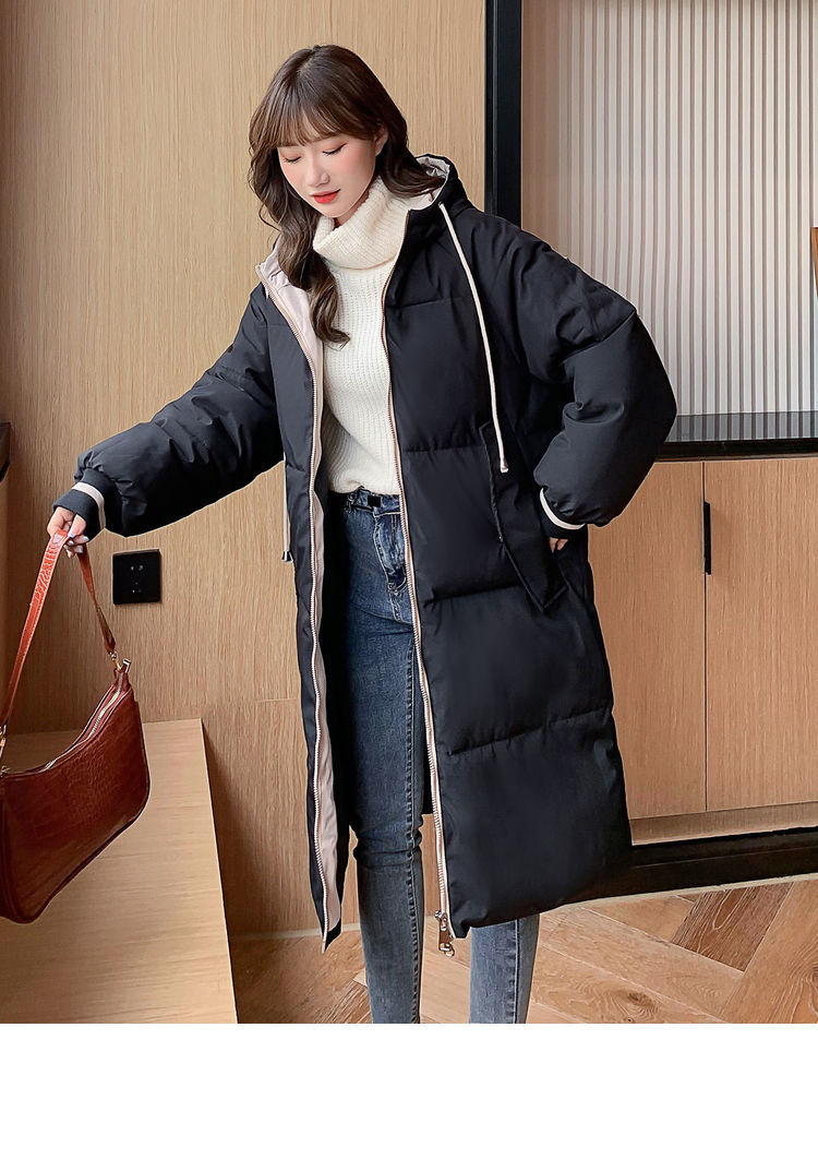 高品质品牌特价保暖棉服女冬装棉袄2021年新款韩版宽松中长款加厚港风