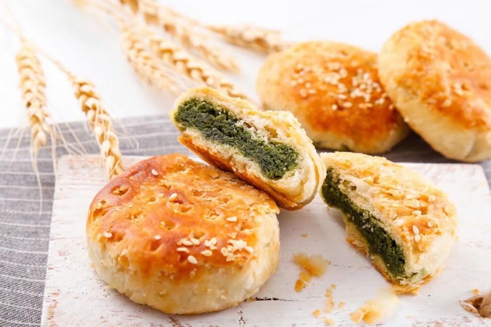 5折 10个全国中秋月饼 海苔饼 浙江台州临海特产紫阳九九百年老店【图