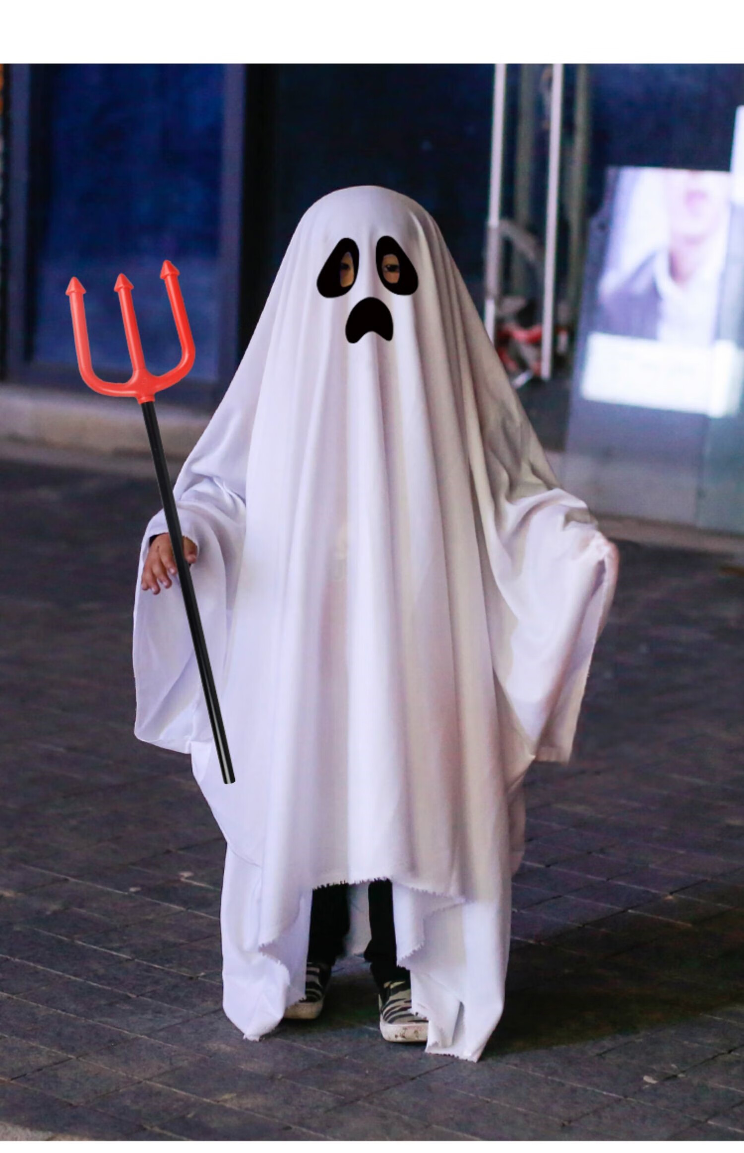 万圣节服装儿童幽灵套装 cosplay女孩衣服男童可爱鬼装扮女大人版服饰