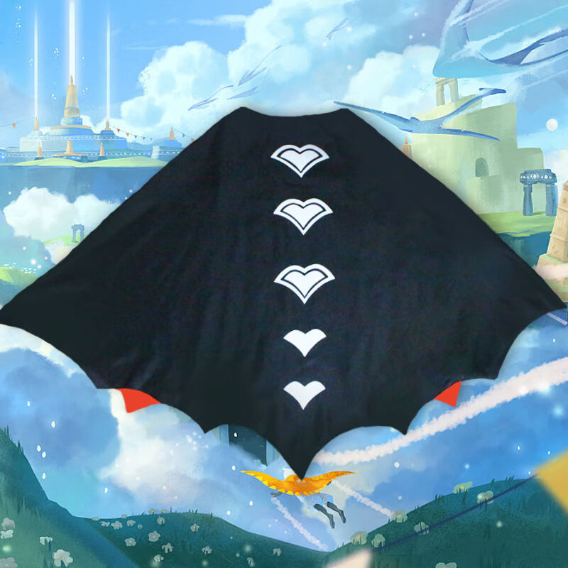 sky光遇cos服凛冬季光之子多色斗篷白鸟斗篷合集游戏cosplay披风 黑金