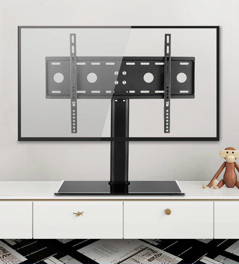 电视座地架通用免打孔电视挂架液晶显示器支架底座康佳55寸 【简易版b