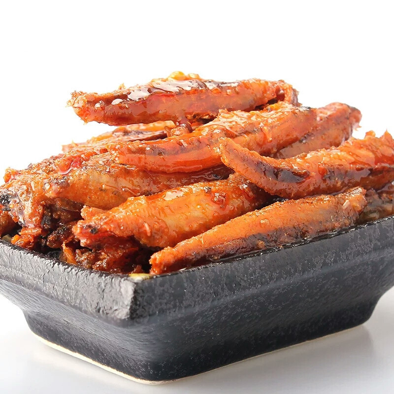 银城湘味qq鱼小鱼仔麻辣零食小鱼干香辣酱汁糖醋味湖南包小吃香辣味30