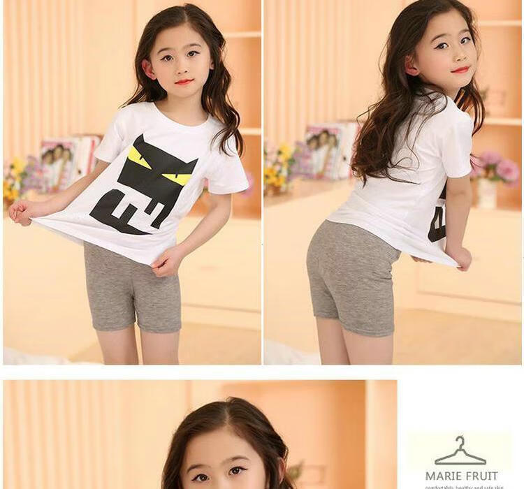 女童安全裤夏季适合4-15岁小女孩穿的蕾丝打底裤女孩保险裤儿童中大童