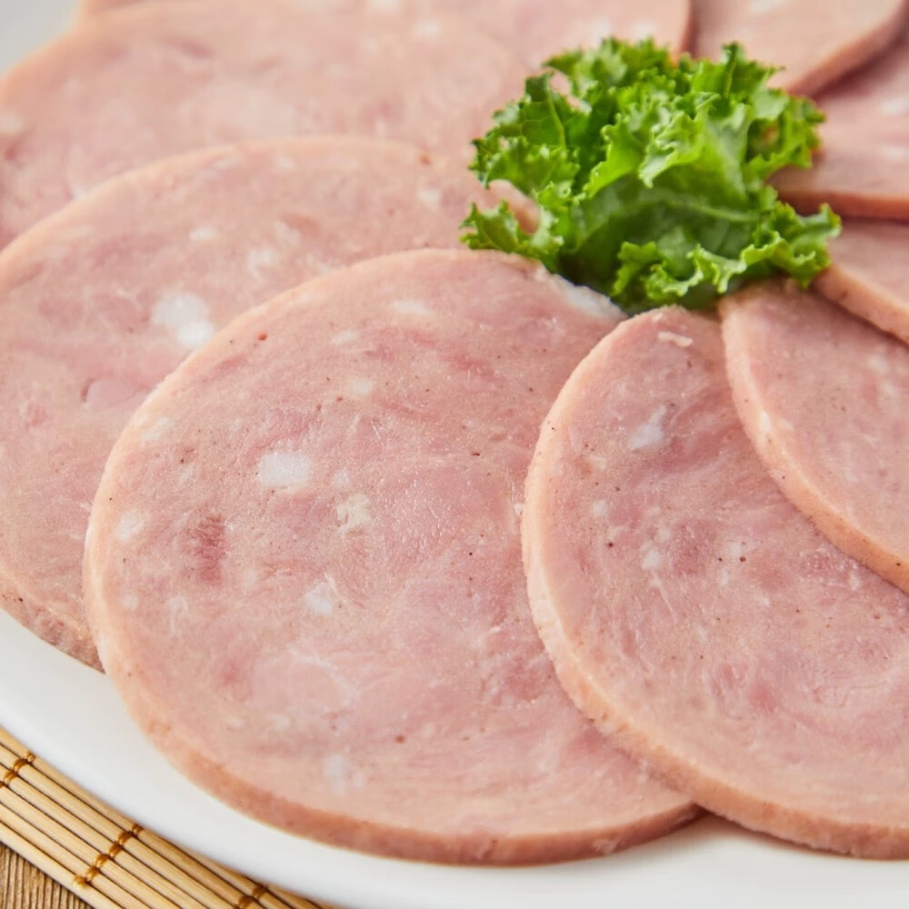 盒马工坊烟熏火腿片180g烟熏味小圆腿开封即食低温腌制切片火腿 2盒