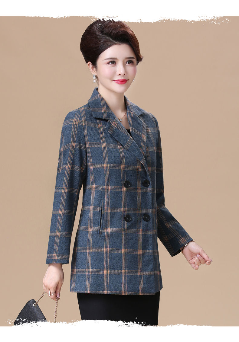 同款2020新款中年妈妈春秋装外套短款风衣洋气薄款上衣中老年人女春装