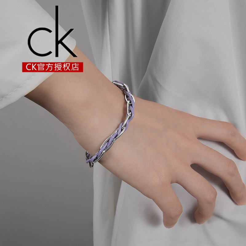 ck克兰茜情侣手链一对新款小众设计感手绳七夕情人节纪念礼物送女友