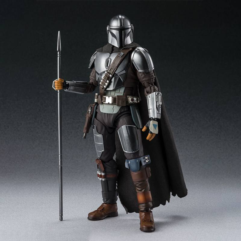 林中鳥 shf 星球大戰 曼達洛人 丁賈倫 可動手辦模型玩具16cm 楚巴卡