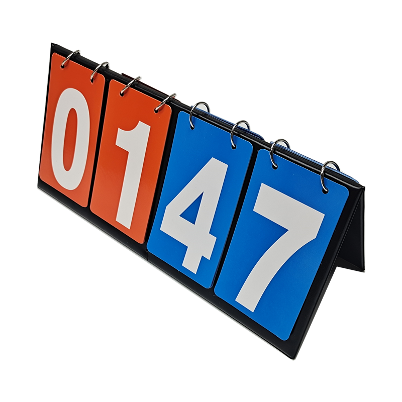 黑八台球比赛计分牌记分牌计数翻分牌乒乓球积分台球记牌器 4位数记分