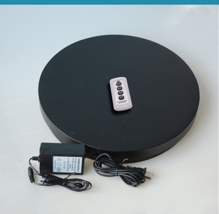 拍摄转盘自动电动转盘遥控可调速展示台旋转台模特全景图拍摄视频摄影