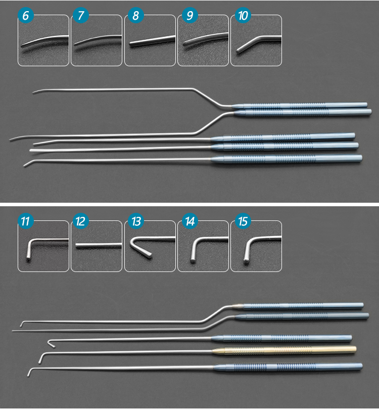 器枪型显微剥离子钛合金神经脑外科手术器械可定制11神经剥离器枪型柄