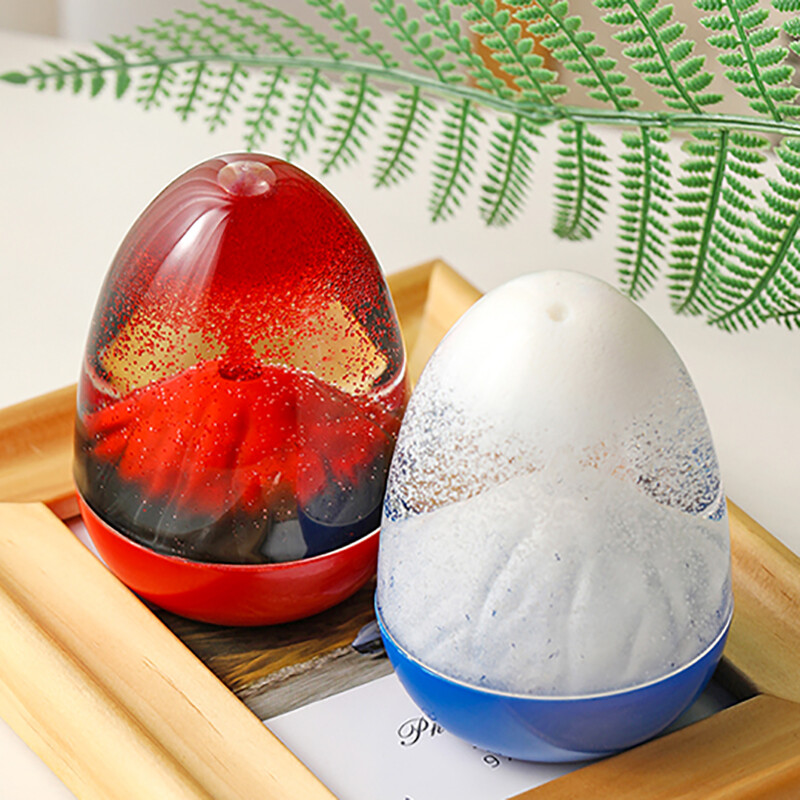 创意液体沙漏解压玩具儿童计时器火山爆发悬浮油滴摆件水滴个性办公