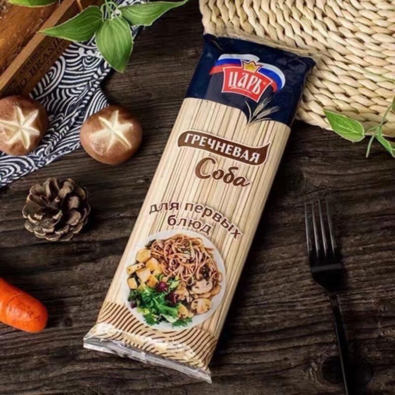 荞麦面俄罗斯挂面进口牌方便早餐速食营养美味3月31日发完荞麦挂面400