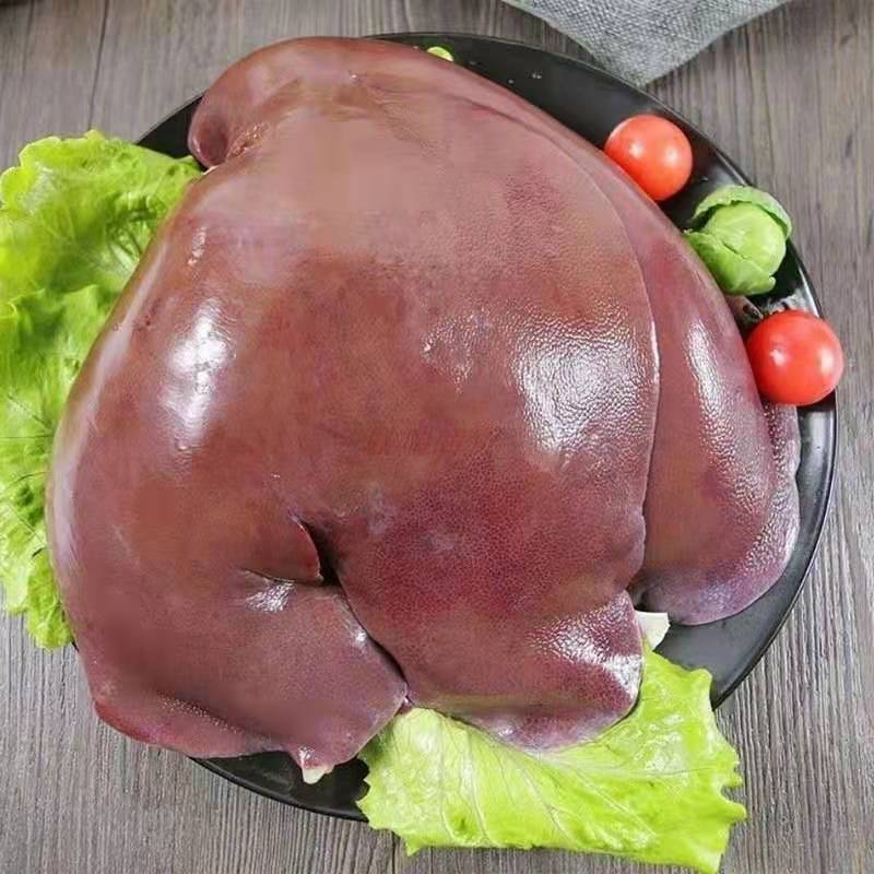 新鲜猪肝现杀生鲜猪肝内脏猪肝散养土猪整副猪肝批发猪下水新鲜猪肝5