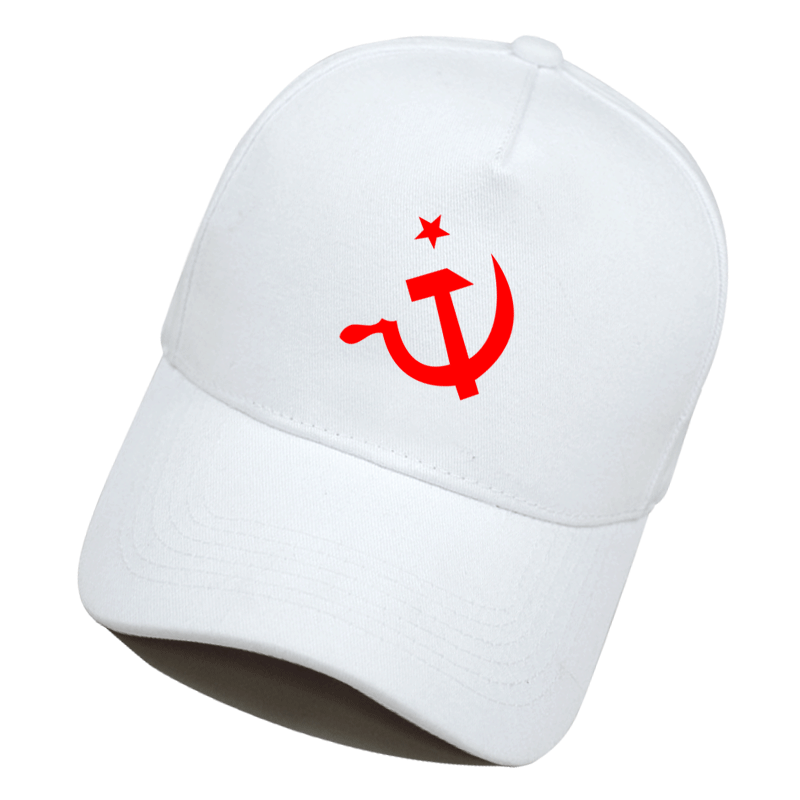堡驰顿 前原苏联苏维埃cccp社会鸭舌帽男女棒球帽子遮太阳帽 红色1