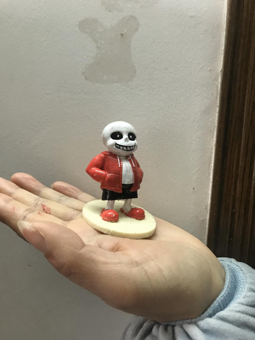 同款传说之下生日sans玩偶模型 儿童玩具 传说之下 七彩发光挂件 图11