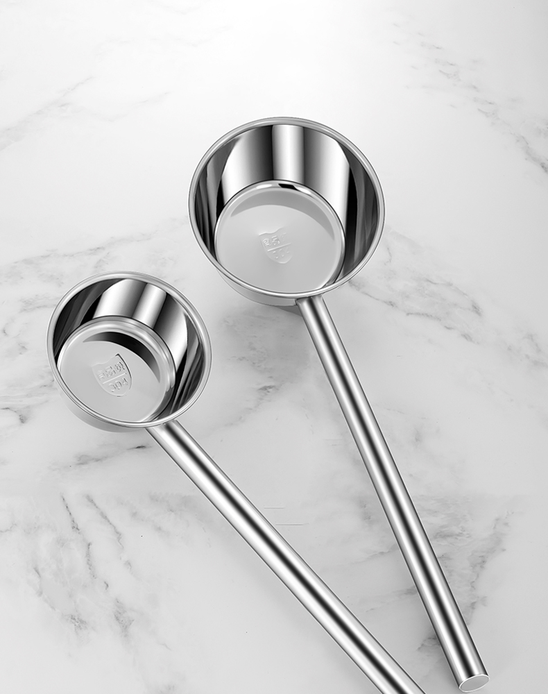 兴跃304不锈钢水瓢舀水勺厨房水漂勺子长柄大号盛汤勺长把家用水舀子