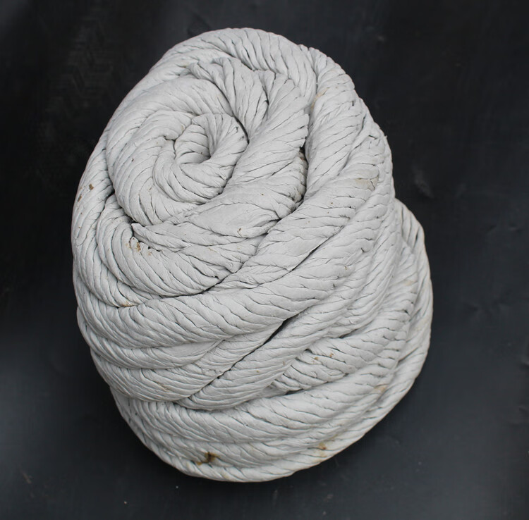 石棉绳 石棉扭绳耐高温耐热密封绳带无尘石棉布 6 8 10 12 14 20mwm