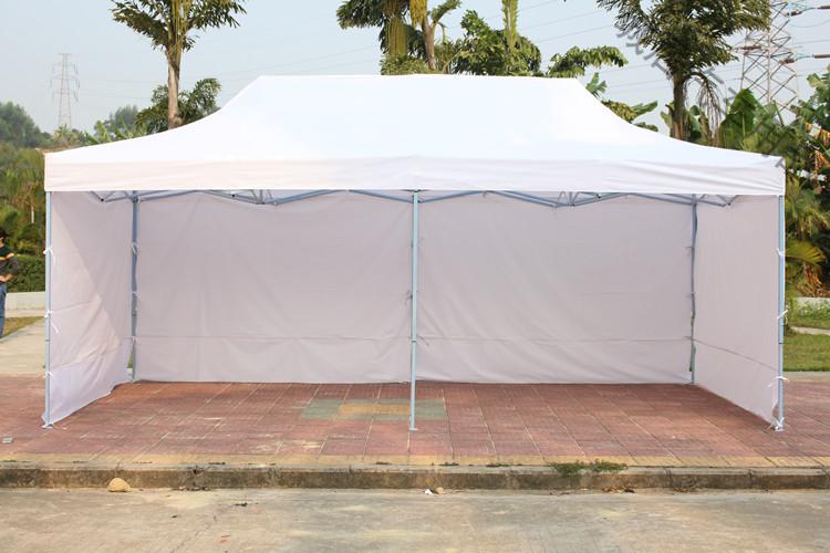白色3x3帐篷定制印字婚庆户外广告活动遮阳棚折叠四角大伞雨棚特粗架