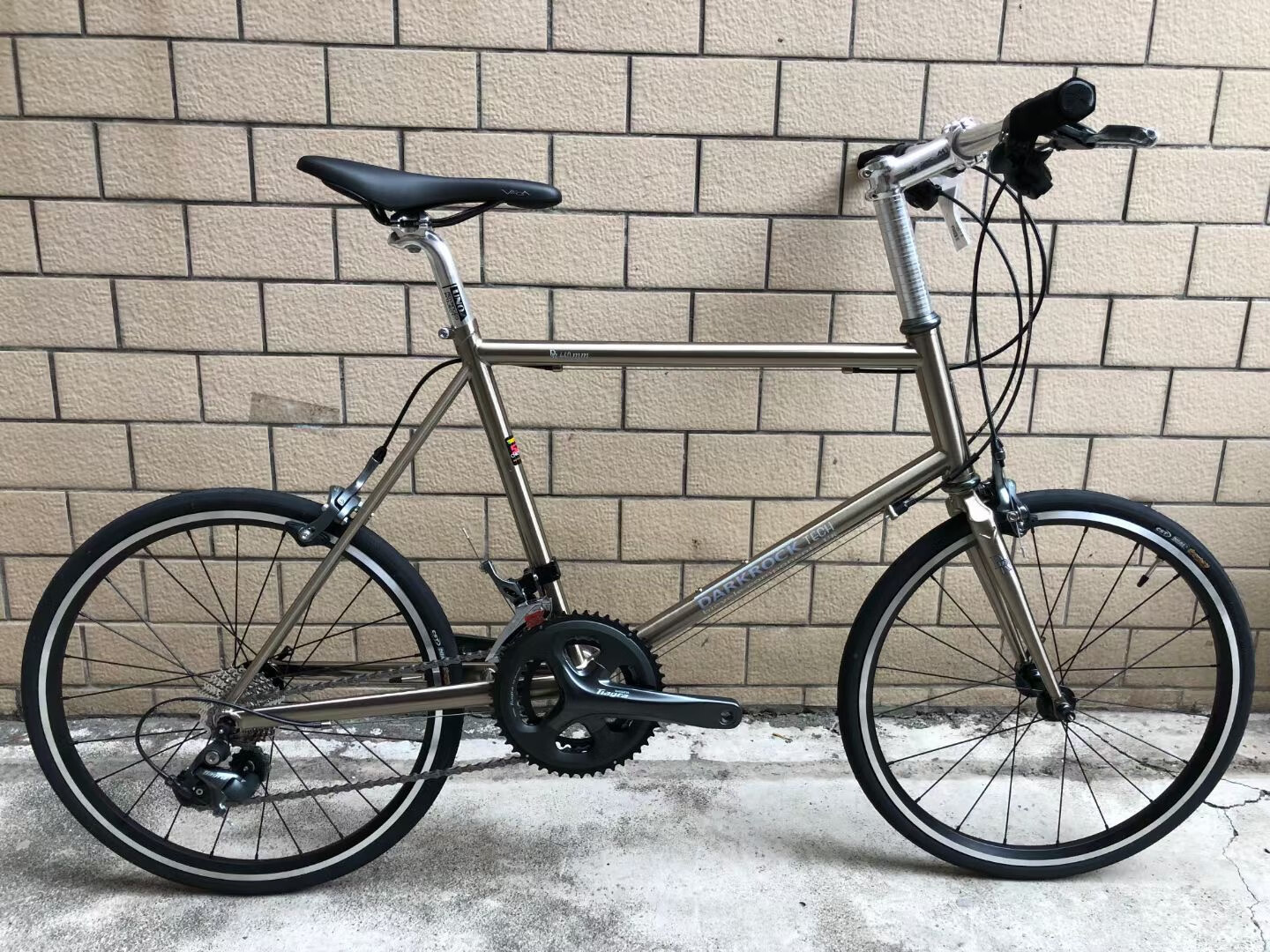 泊威尔 451公路车darkrock黑岩城市小轮车公路车自行车 451小轮径整车