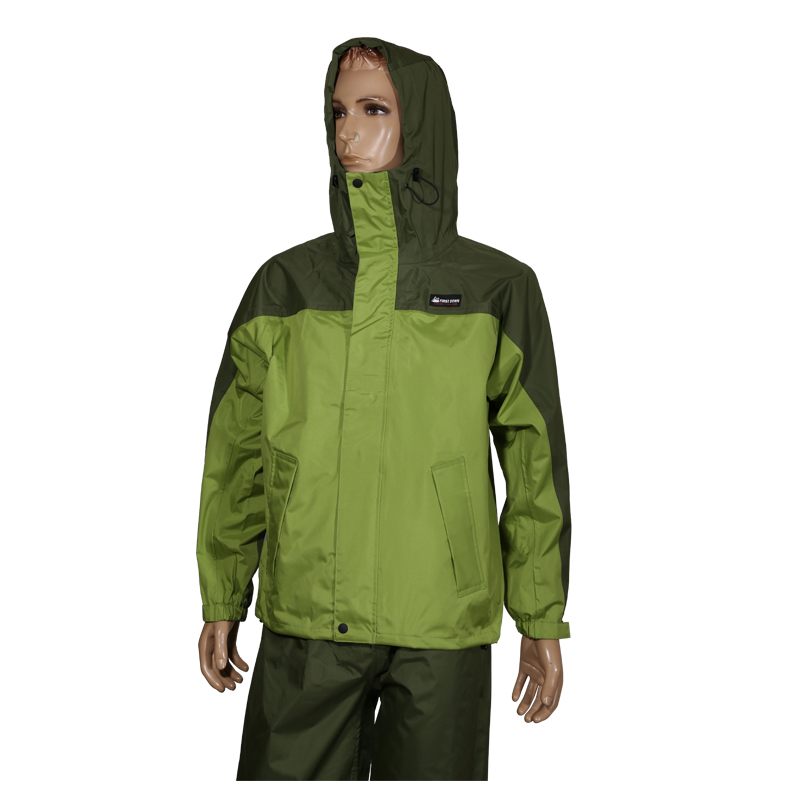 狼爪日单男女户外风雨衣防暴雨水冲锋衣裤骑行钓鱼外卖快递裤套装