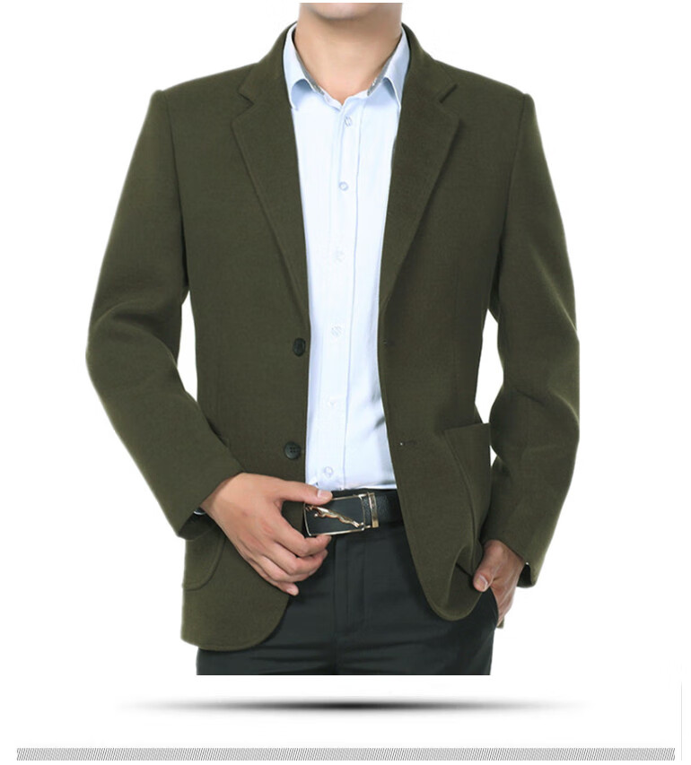 罗蒙【轻商务】春秋男士西装中老年男便西休闲西服中年男装外套爸爸