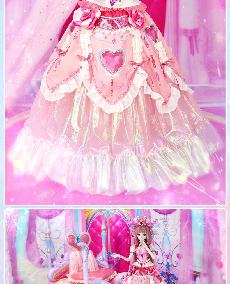 叶罗丽娃娃情公主 娃娃60厘米灵冰裙套装精灵梦仿真人偶女孩玩具cm 29