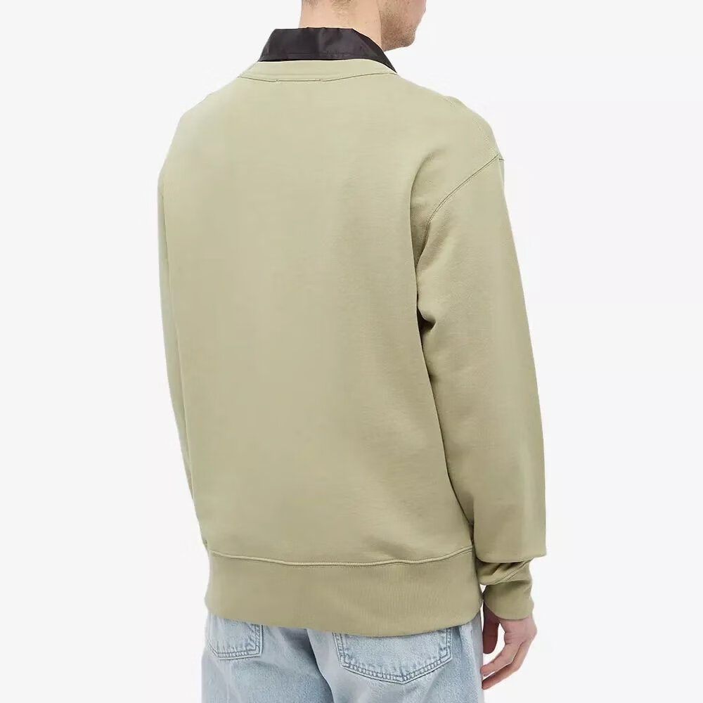 acnestudios经典款刺绣方块笑脸表情宽松套头卫衣女 浅蓝色 s【图片