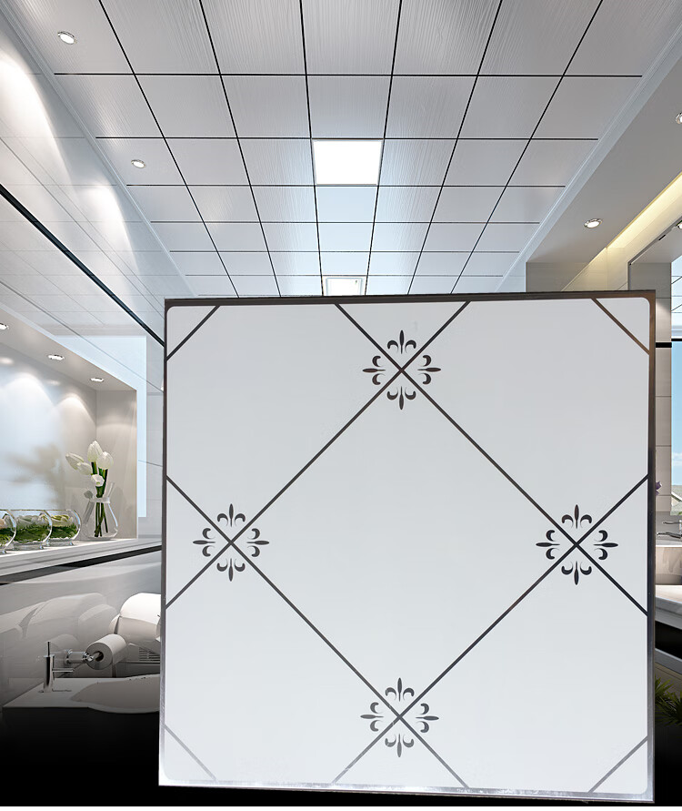 集成吊顶铝扣板厨房铝天花板石膏板吊顶包含安装600汕头潮州揭阳 半包