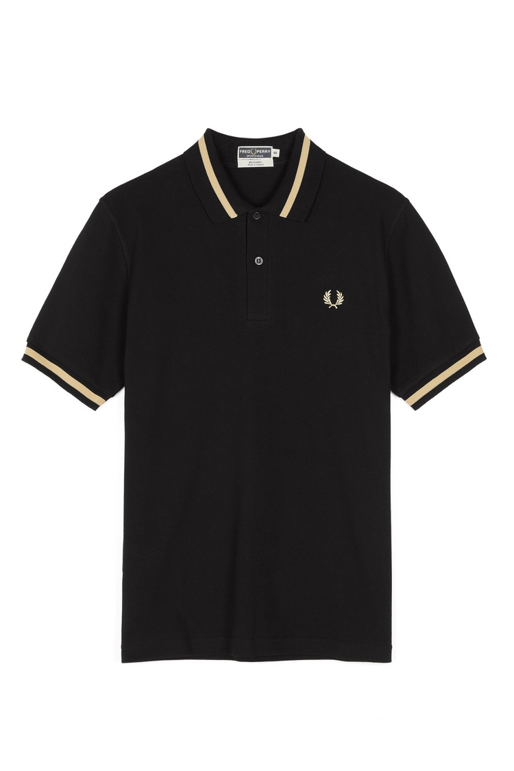 fredperry麦穗男装2022春夏新款新疆棉翻领体恤保罗衫短袖修身商务