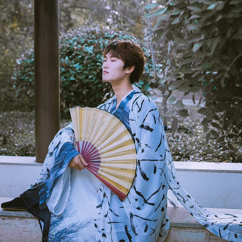 阿亨学生古风日常成人礼班服拍照写真汉元素弄墨魏晋风传统汉服古装