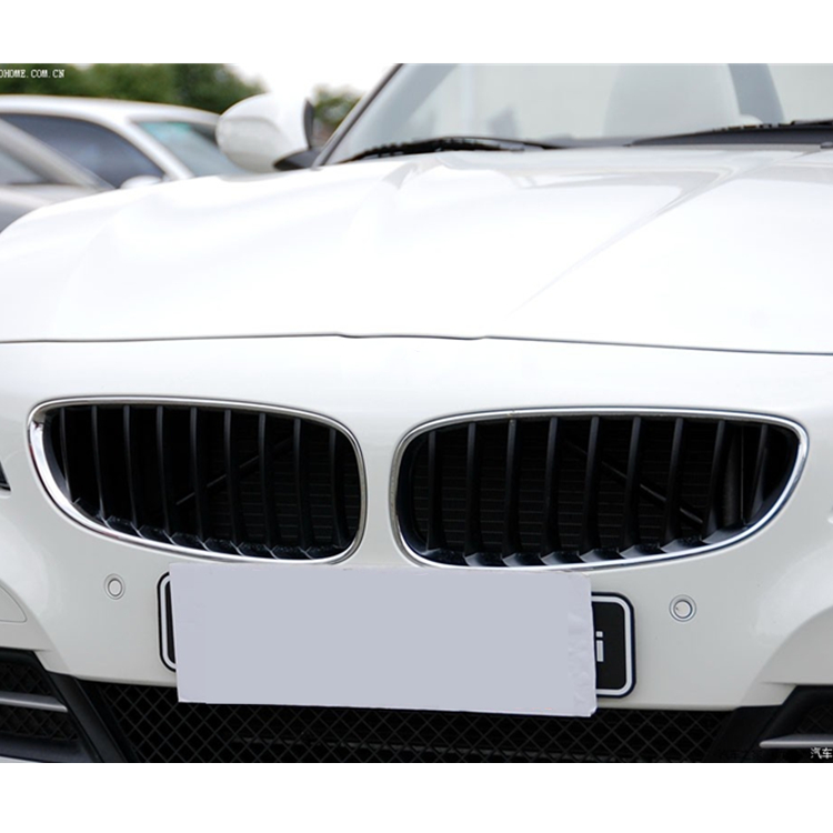 适配宝马z4前中网e89进气格栅z4前脸 前杠通风口e89鼻头 黑色中网 副