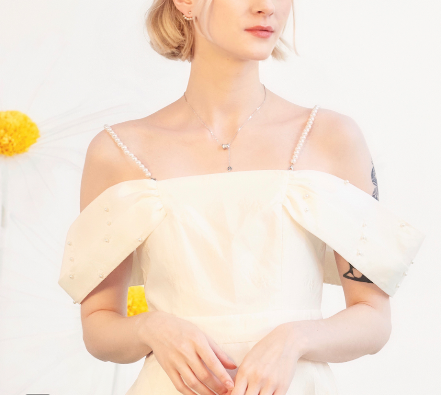 viviwell【女神礼物】 viviwell 满钻幸运小蛮腰项链