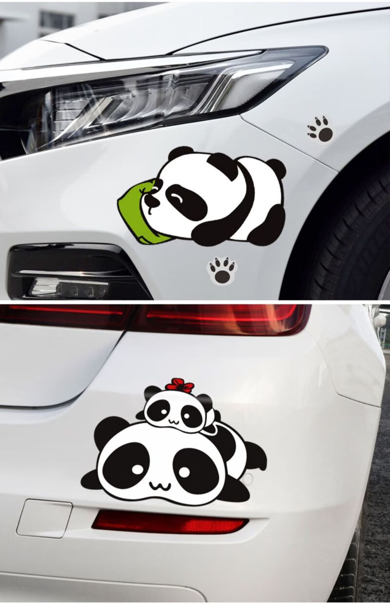 个性创意汽车车贴纸划痕遮挡卡通车贴大面积遮盖贴画装饰车身贴保险杠