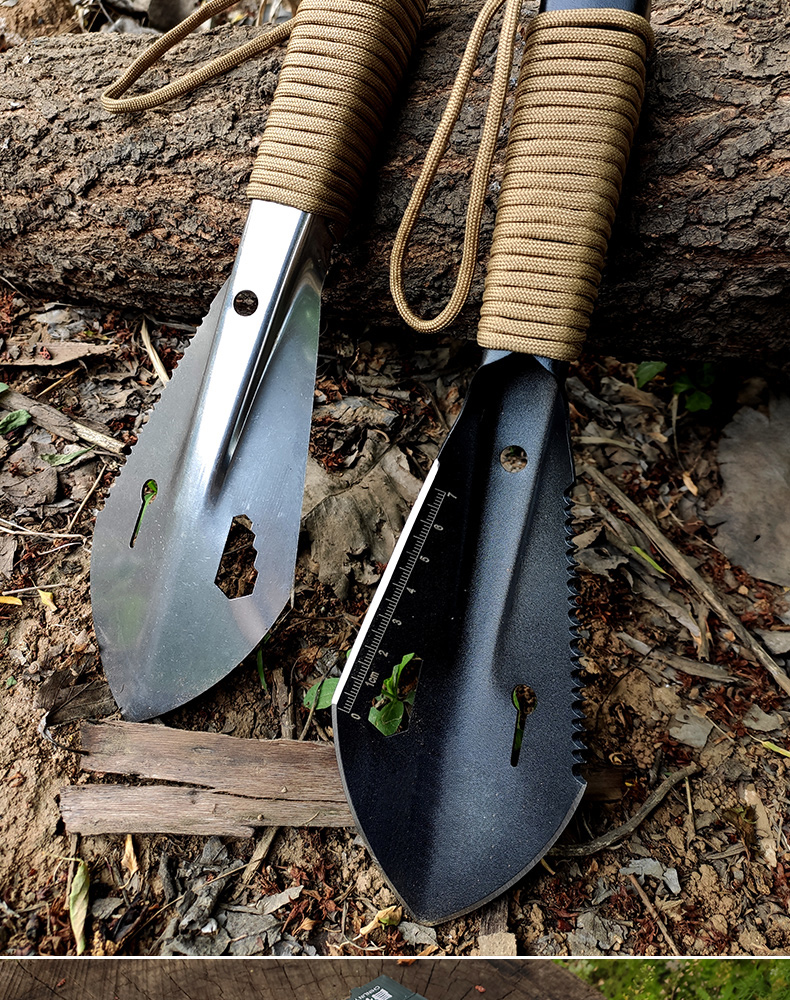 2022新款铲子挖土野外昌林多功能户外小铲子野外求生防身工具便携锹