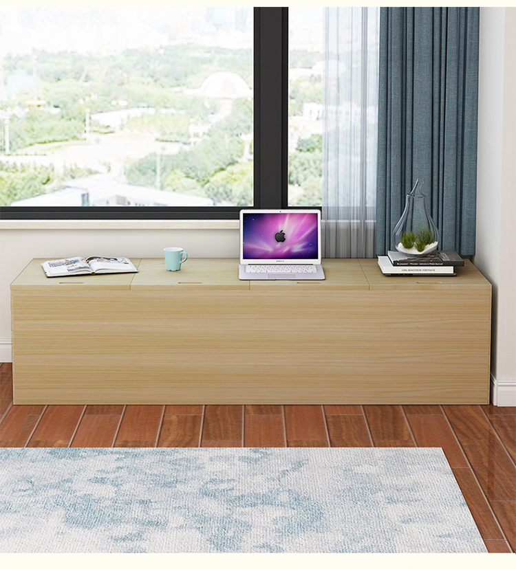 矮柜卧室 实木飘窗柜阳台柜储物柜卧室窗边柜窗台地柜松木矮柜子可坐