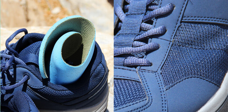 空军训练鞋际华机务鞋深蓝运动鞋男体能训练鞋徒步低帮工作鞋耐磨胶鞋