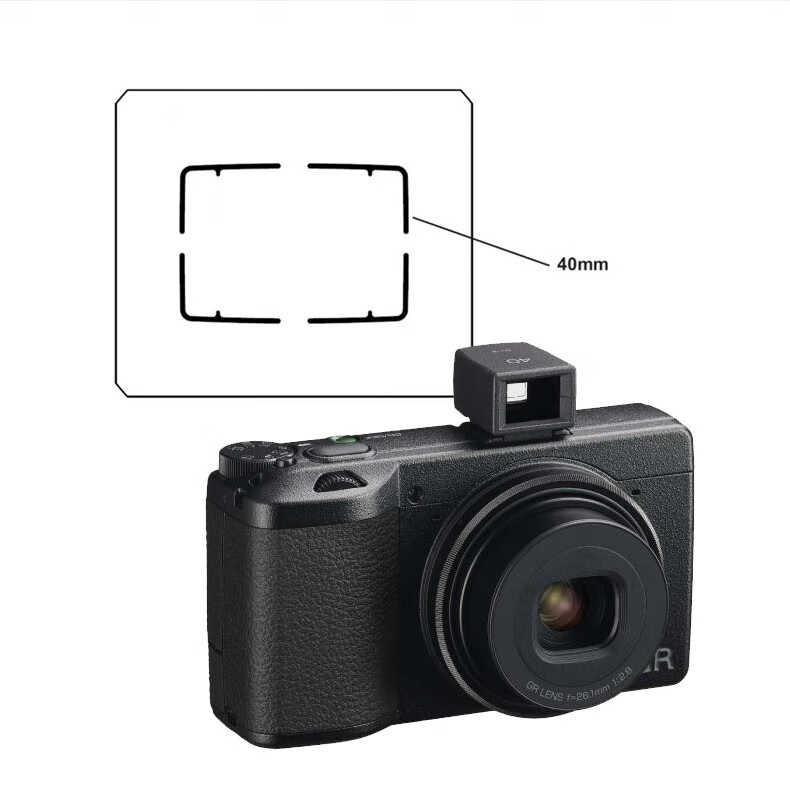 理光(ricoh)gv340mm迷你取景器gv3gr数码相机系列用griiixgr3x【图片