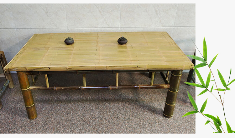 煕沐瞳手工竹椅竹桌子茶桌茶台茶几家用阳台休闲桌椅组合靠背椅可定制