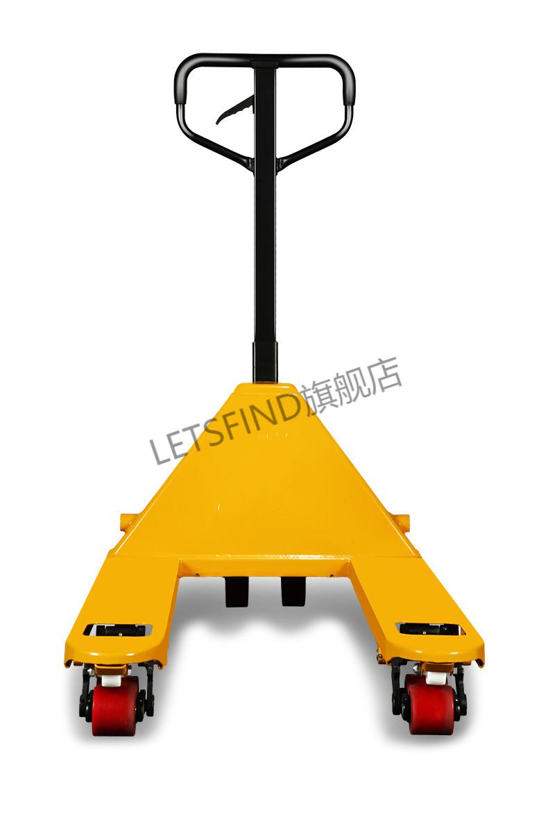 搬运车2吨3吨加长地牛托盘铲车装卸车地牛叉车手动液压车2吨平板拖车