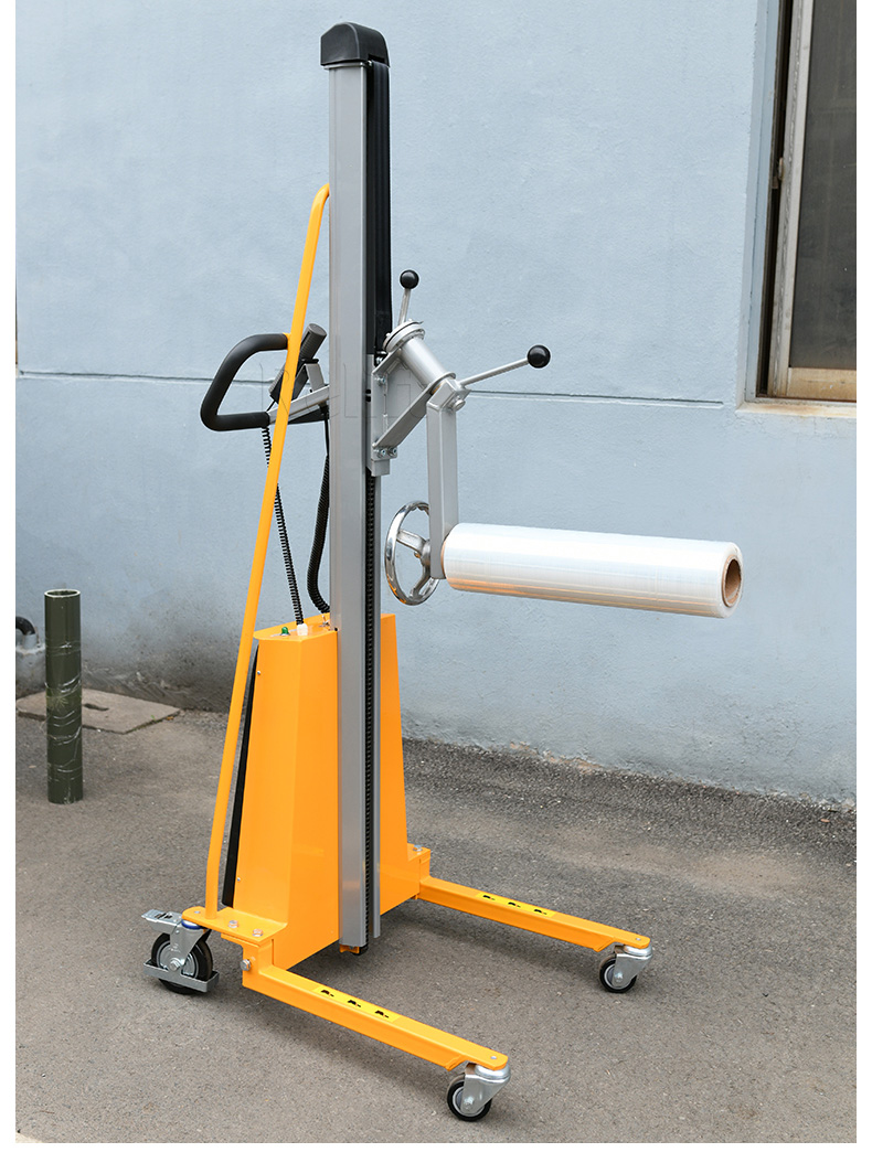 锐励relift迷你电动堆高车旋转上料工位升高车轻便半电动升降机移动式