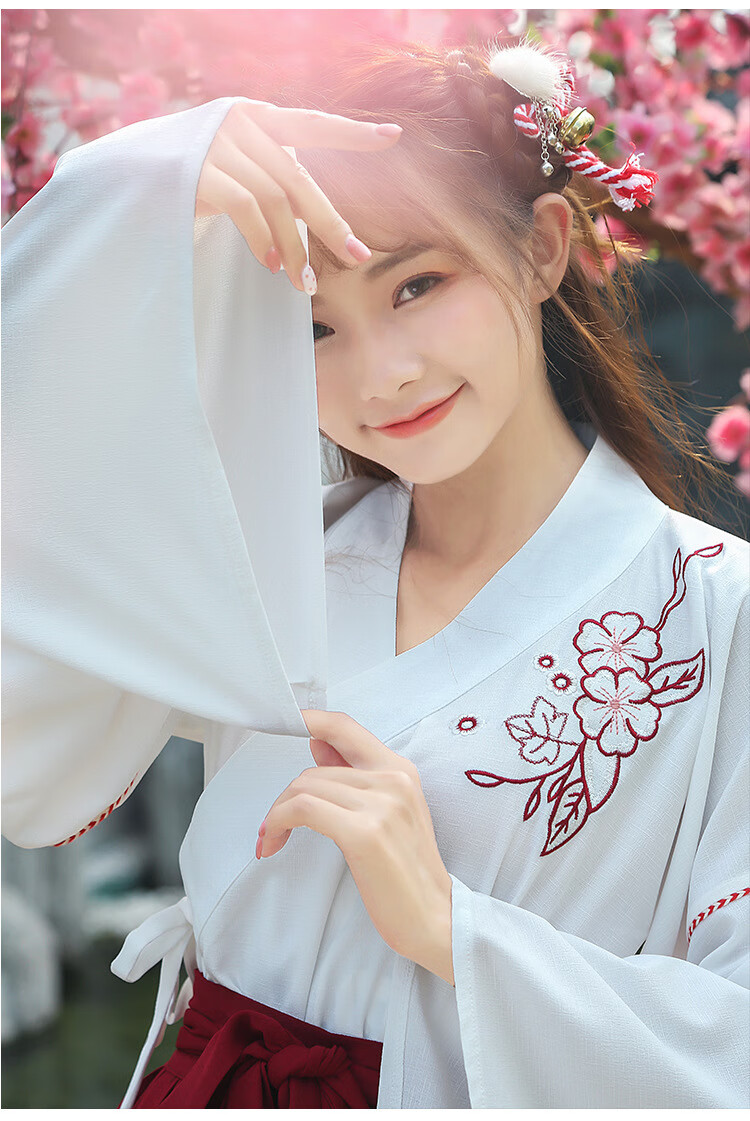 【尚新季】汉服女cos服古装2018原创绣花夏装新款改良汉服女日常