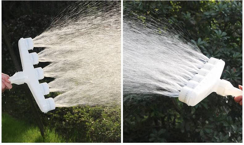 农用喷头浇水浇花浇地神器灌溉大棚园林园艺洒水雾化喷水头水枪5头