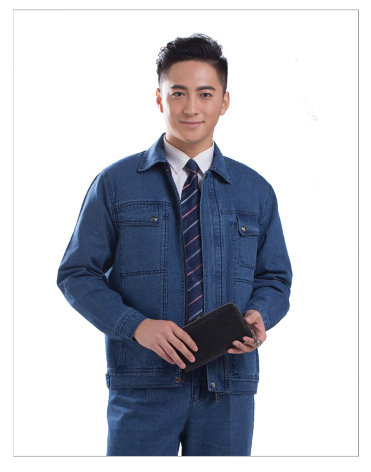 男装 工装 欧霖晟 【耐磨耐穿】春秋季南方电网电力工作服套装男纯棉