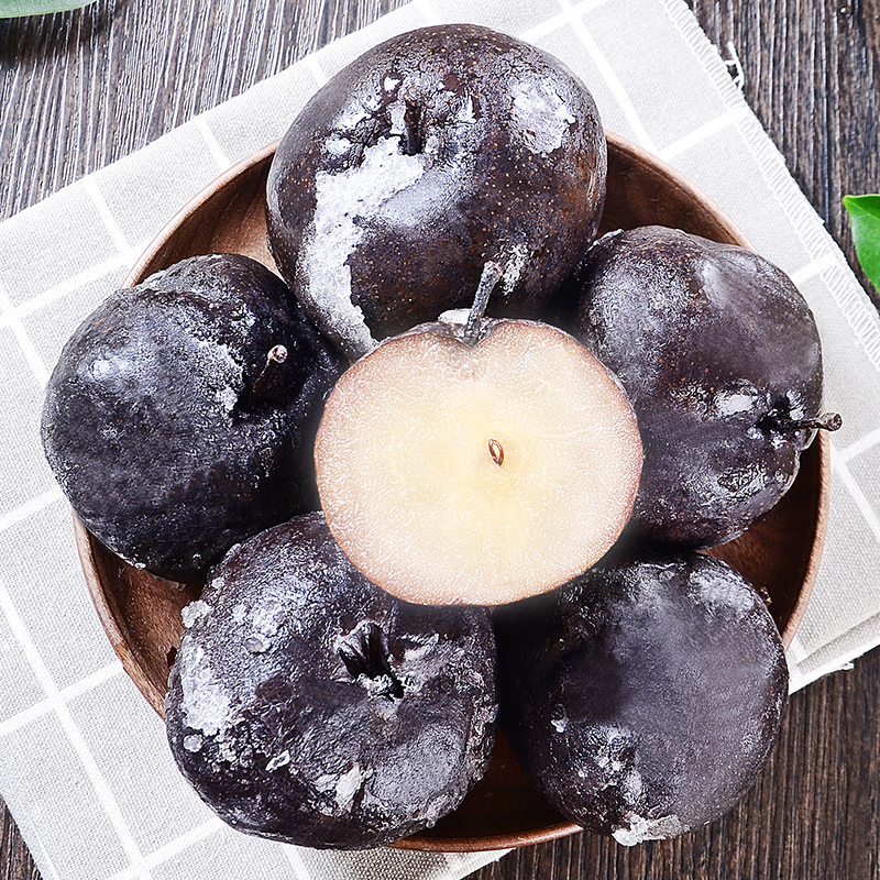 东北冻梨5斤新鲜当季水果苹果梨大果花盖冻秋梨黑梨白梨延边特产5斤中