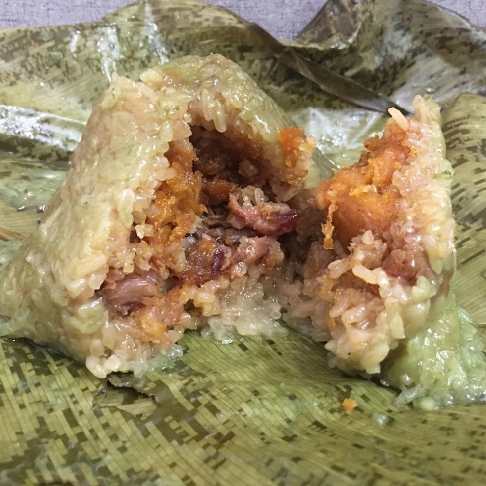 海南定安黑猪肉粽 蛋黄肉粽鲜肉超大粽农村糯米粽 黑猪肉粽 10个黑