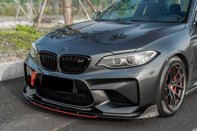 适用于f87宝马m2/m2c雷霆版改装碳纤维包围前唇前铲后唇侧裙尾翼 大v