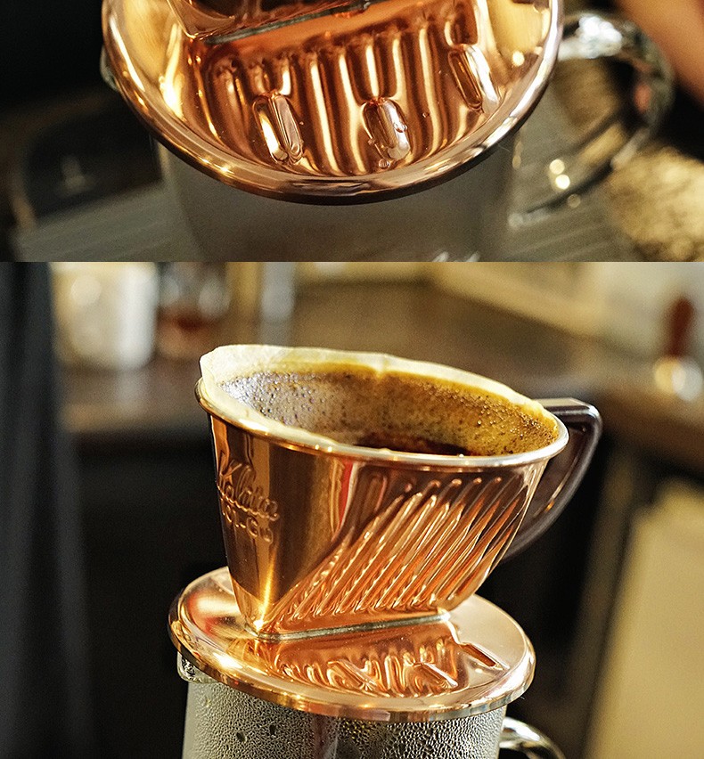 日本kalita卡丽塔手冲咖啡滤杯日式手工铜制过滤器滤壶滴滤滴漏式套装