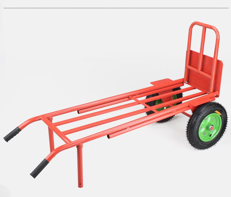 老虎车两轮手推车货搬运车载重王拖车平板拉货车手拉车小推车大轮10厚