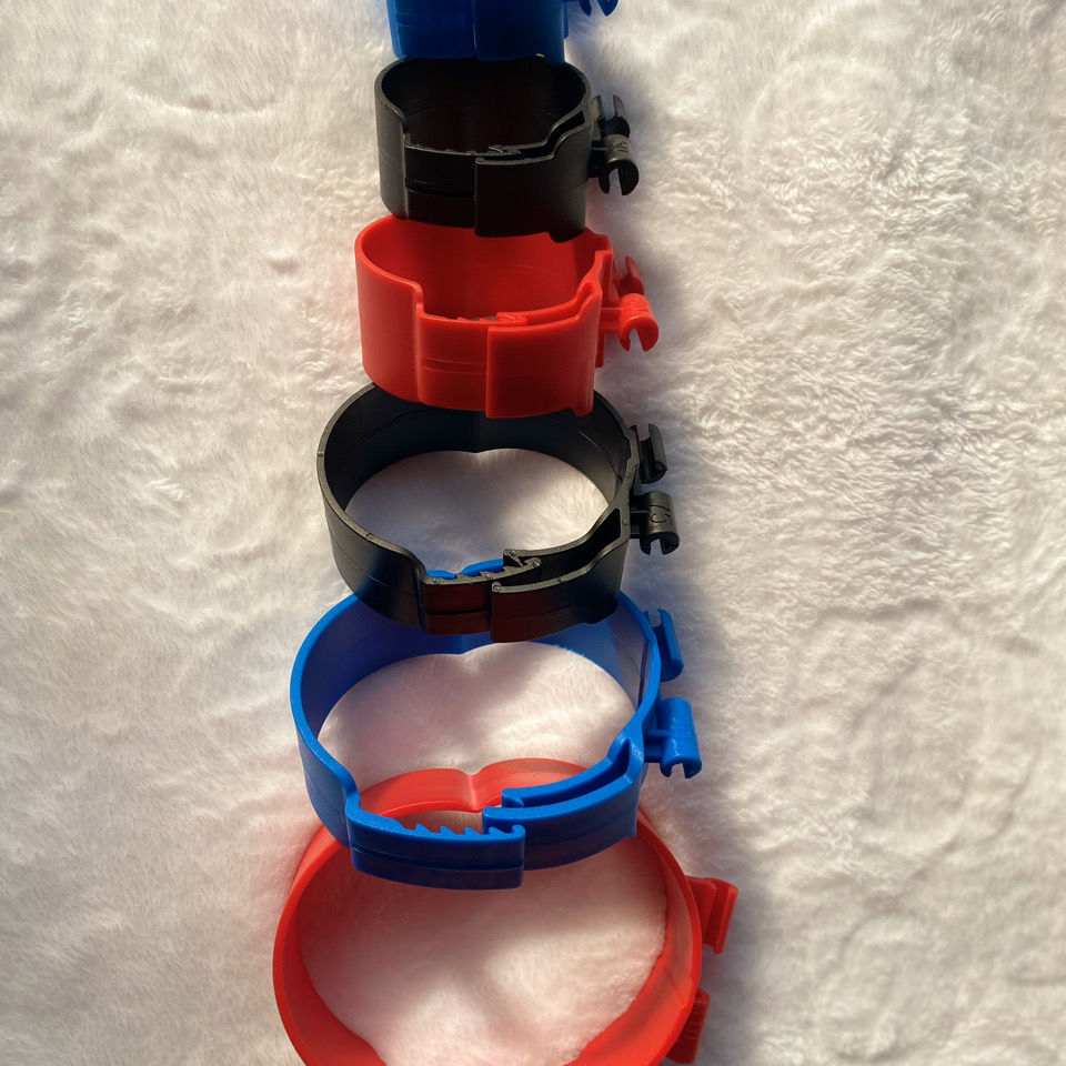 定制适用中央空调管卡扣秒扣卡子吊码可调抱箍卡箍塑料辅材配件8厘